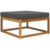 Lauko sofa pagalvėlė Antracitas 80 x 80 x 8 cm Poliesteris