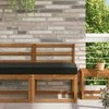 Lauko sofa pagalvėlė Juodas 60 x 60 x 8 cm Poliesteris