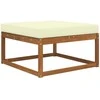 Lauko sofa pagalvėlė Kreminė 80 x 80 x 8 cm Poliesteris