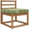 Lauko sofa pagalvėlė Lapų dizainas 60 x 60 x 8 cm Poliesteris
