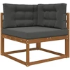 Lauko sofa pagalvėlė Poliesteris Antracito 80 x 80 cm