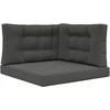 Lauko sofa pagalvėlė Poliesteris Antracito 80 x 80 cm
