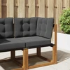 Lauko sofa pagalvėlė Poliesteris Antracito 50,5 x 50,5 cm