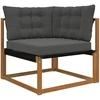 Lauko sofa pagalvėlė Poliesteris Antracito 68,5 x 68,5 cm