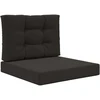 Lauko sofa pagalvėlė Poliesteris Juoda 60 x 60 cm