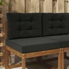 Lauko sofa pagalvėlė Poliesteris Juoda 60 x 60 cm