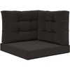 Lauko sofa pagalvėlė Poliesteris Juoda 60 x 60 cm