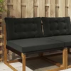 Lauko sofa pagalvėlė Poliesteris Juoda 80 x 68,5 cm