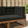 Lauko sofa pagalvėlė Poliesteris Juoda 80 x 80 cm
