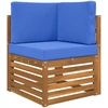 Lauko sofa pagalvėlė Poliesteris Karališka mėlyna 60 x 60 cm