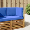 Lauko sofa pagalvėlė Poliesteris Karališka mėlyna 60 x 60 cm