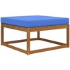 Lauko sofa pagalvėlė Poliesteris Karališka mėlyna 80 x 80 cm