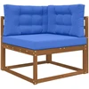 Lauko sofa pagalvėlė Poliesteris Karališka mėlyna 80 x 80 cm