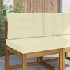 Lauko sofa pagalvėlė Poliesteris Kreminė 60 x 60 cm