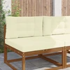 Lauko sofa pagalvėlė Poliesteris Kreminė 80 x 80 cm