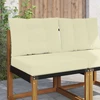Lauko sofa pagalvėlė Poliesteris Kreminė 60 x 50,5 cm
