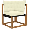 Lauko sofa pagalvėlė Poliesteris Kreminė 50,5 x 50,5 cm