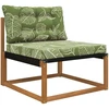 Lauko sofa pagalvėlė Poliesteris Lapų dizainas 80 x 68,5 cm