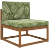 Lauko sofa pagalvėlė Poliesteris Lapų dizainas 80 x 80 cm