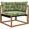 Lauko sofa pagalvėlė Poliesteris Lapų dizainas 68,5 x 68,5 cm