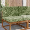 Lauko sofa pagalvėlė Poliesteris Lapų dizainas 80 x 80 cm