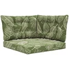 Lauko sofa pagalvėlė Poliesteris Lapų dizainas 68,5 x 68,5 cm