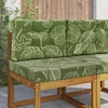 Lauko sofa pagalvėlė Poliesteris Lapų dizainas 60 x 60 cm