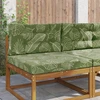 Lauko sofa pagalvėlė Poliesteris Lapų dizainas 80 x 80 cm