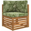 Lauko sofa pagalvėlė Poliesteris Lapų dizainas 60 x 60 cm