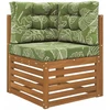 Lauko sofa pagalvėlė Poliesteris Lapų dizainas 60 x 60 cm