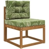 Lauko sofa pagalvėlė Poliesteris Lapų dizainas 60 x 60 cm