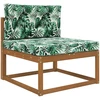 Lauko sofa pagalvėlė Poliesteris Lapų raštas 80 x 80 cm