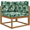 Lauko sofa pagalvėlė Poliesteris Lapų raštas 80 x 80 cm