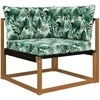 Lauko sofa pagalvėlė Poliesteris Lapų raštas 68,5 x 68,5 cm