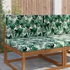 Lauko sofa pagalvėlė Poliesteris Lapų raštas 80 x 80 cm