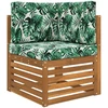 Lauko sofa pagalvėlė Poliesteris Lapų raštas 60 x 60 cm