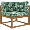 Lauko sofa pagalvėlė Poliesteris Lapų raštas 80 x 80 cm