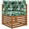 Lauko sofa pagalvėlė Poliesteris Lapų raštas 60 x 60 cm