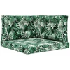 Lauko sofa pagalvėlė Poliesteris Lapų raštas 80 x 80 cm