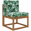 Lauko sofa pagalvėlė Poliesteris Lapų raštas 60 x 60 cm