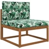 Lauko sofa pagalvėlė Poliesteris Lapų raštas 80 x 80 cm