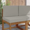 Lauko sofa pagalvėlė Poliesteris Pilka 60 x 60 cm