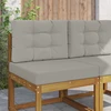 Lauko sofa pagalvėlė Poliesteris Pilka 60 x 60 cm
