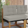 Lauko sofa pagalvėlė Poliesteris Pilka 60 x 50,5 cm
