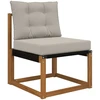 Lauko sofa pagalvėlė Poliesteris Pilka 60 x 50,5 cm
