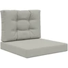 Lauko sofa pagalvėlė Poliesteris Pilka 60 x 60 cm