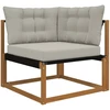 Lauko sofa pagalvėlė Poliesteris Pilka 68,5 x 68,5 cm