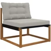 Lauko sofa pagalvėlė Poliesteris Pilka 80 x 68,5 cm
