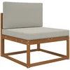 Lauko sofa pagalvėlė Poliesteris Pilka 80 x 80 cm