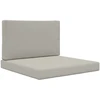 Lauko sofa pagalvėlė Poliesteris Pilka 80 x 80 cm